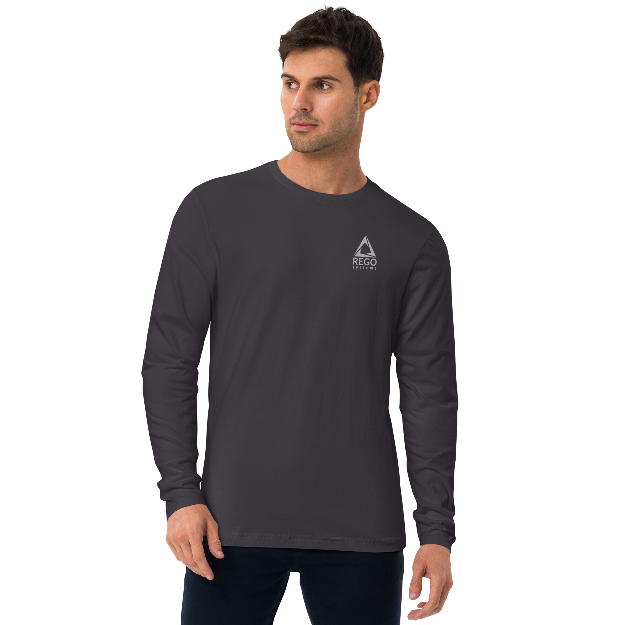 mens-fitted-long-sleeve-shirt-heavy-metal-front-63adca8a7af24