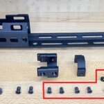 Receiver flush mount hardware replacement kit