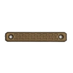 MLOK Grip Panel 2.5-Slot Aluminum - FDE