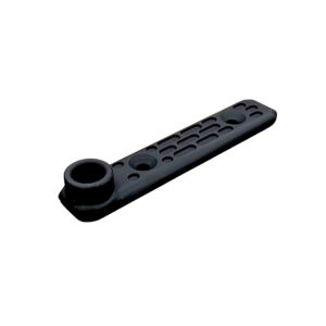 15P QD Receiver Side Grip Panel - Aluminum - Black